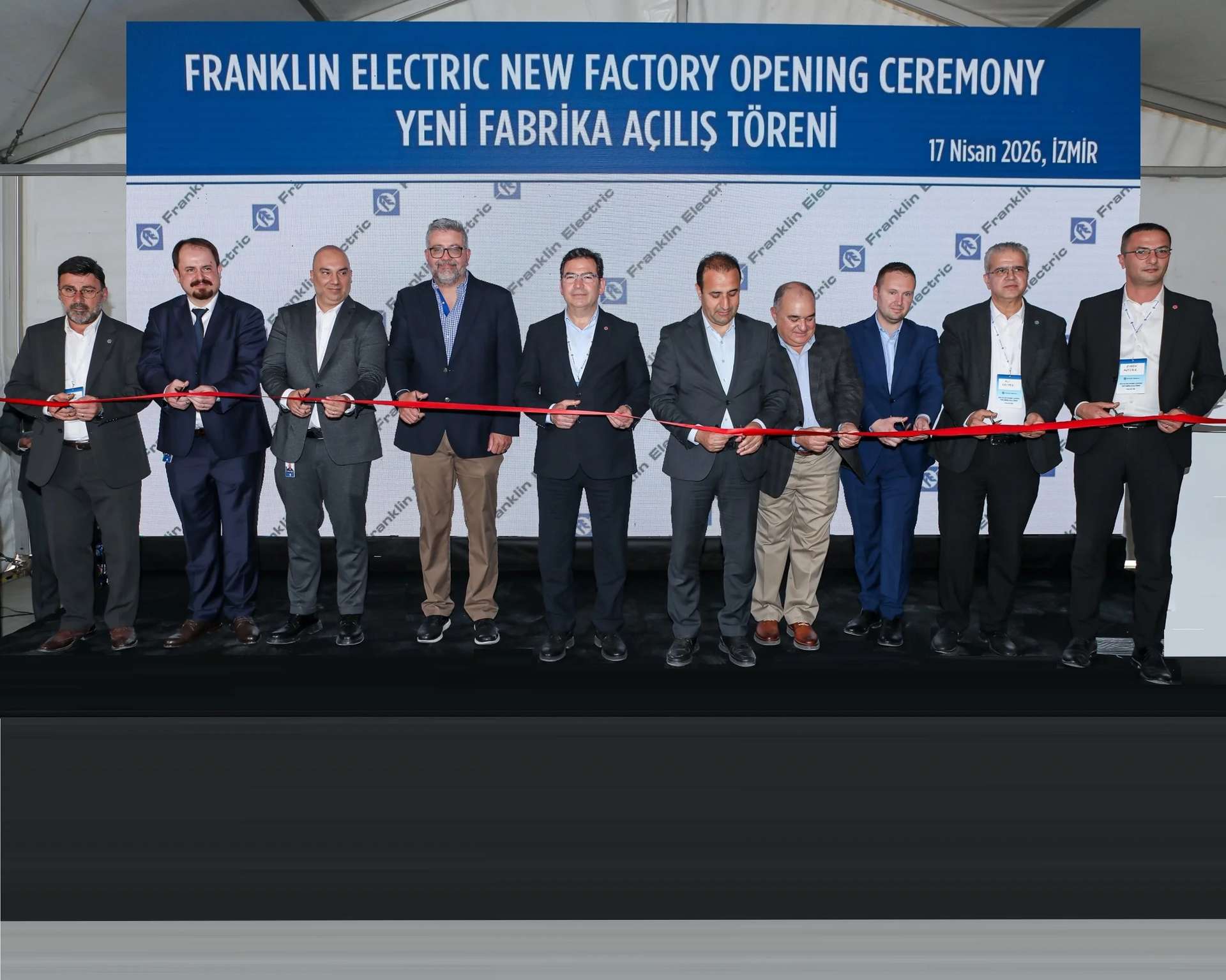 Franklin Electric, İzmir Torbalı’daki yeni fabrikasını hizmete açtı