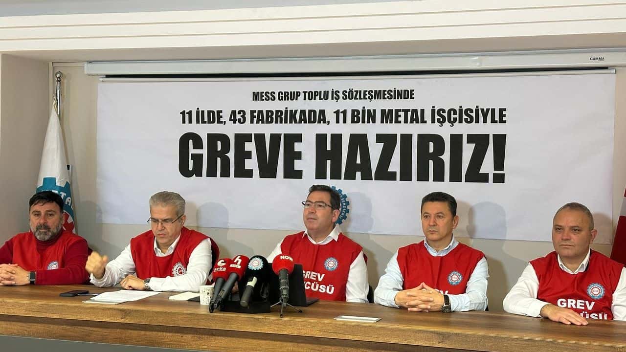 Birleşik Metal-İş: 11 bin metal işçisi 30 Ocak’ta kademeli olarak greve başlıyor
