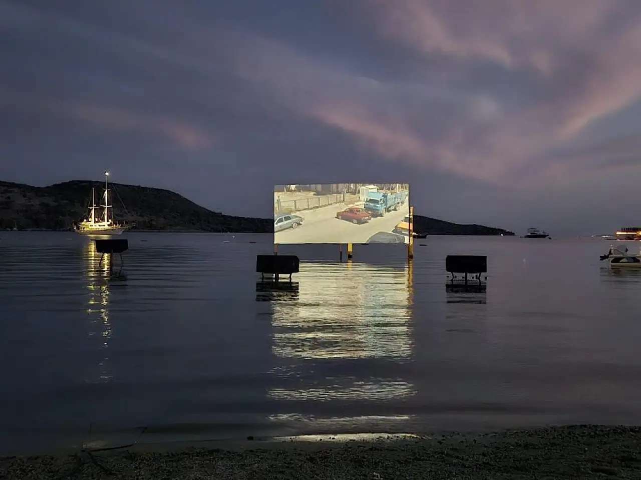 Bodrum Film Festivali'nde denizin üzerinde sinema keyfi