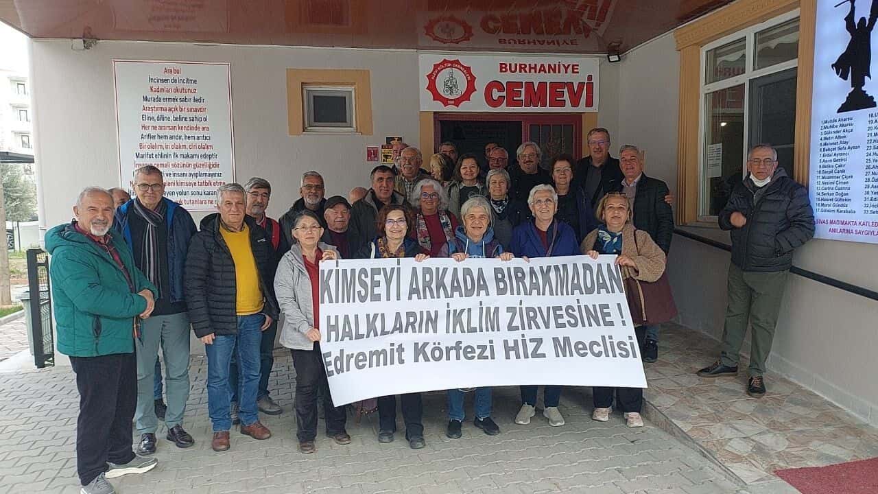 Edremit Körfezi’nde ekoloji mücadelesi büyüyor: “Halkların İklim Zirvesi Edremit Körfezi Meclisi” kuruldu!