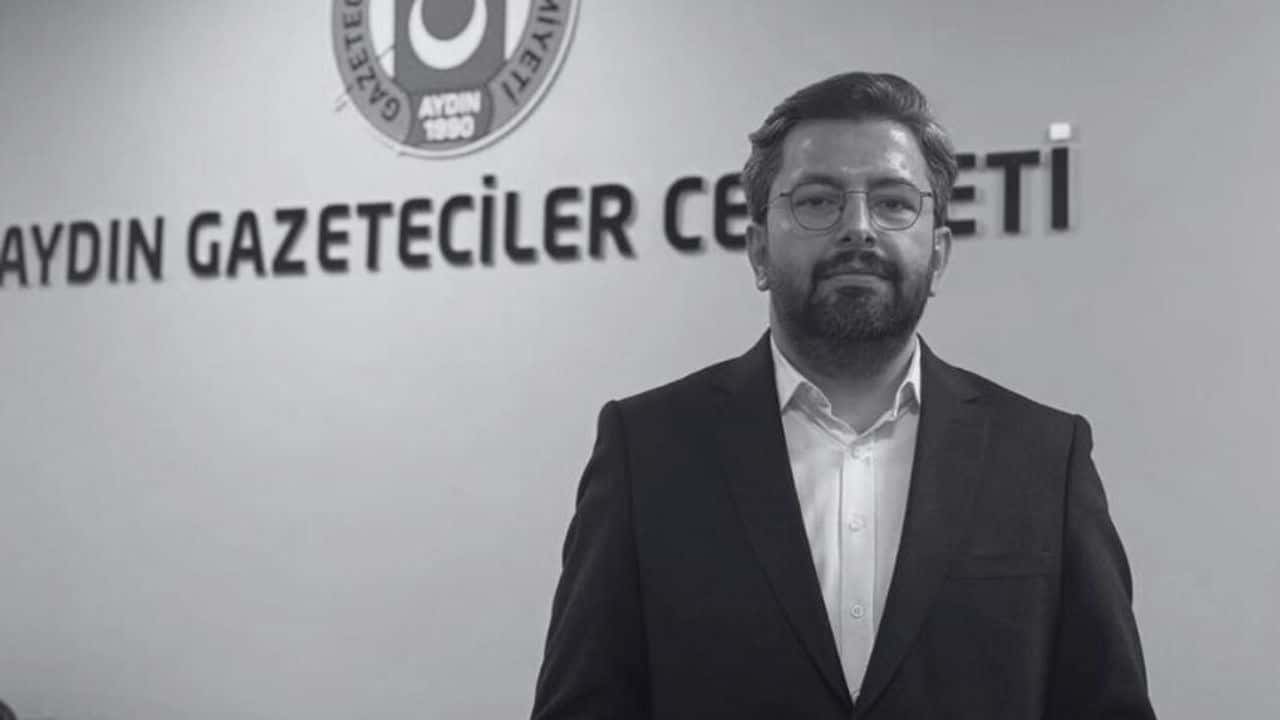 Aydın Gazeteciler Cemiyeti Başkanı Erman Çetin kalp krizi sebebiyle hayatını kaybetti