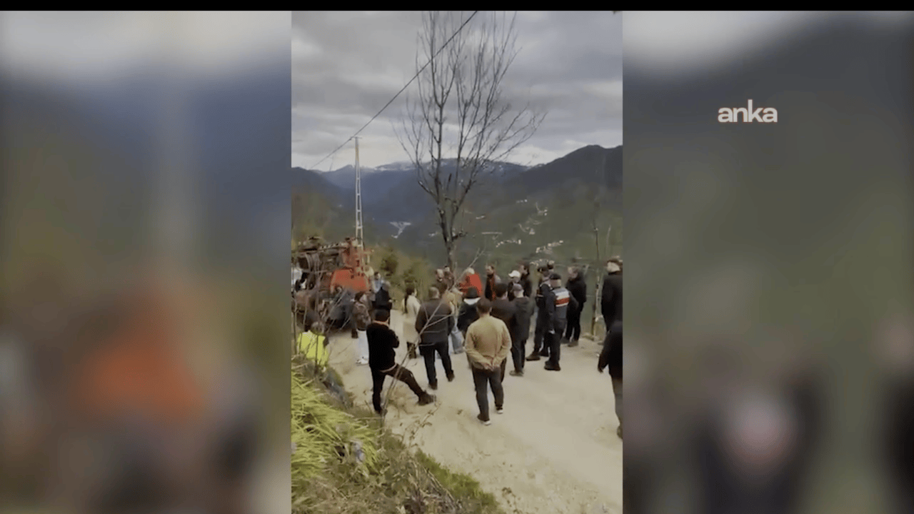 Giresun'da Alagöz Maden'in sondaj girişimine köylüler geçit vermedi