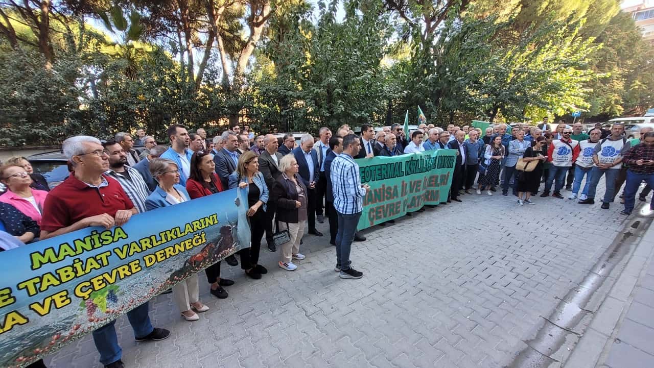 Manisa'da JES protestosu