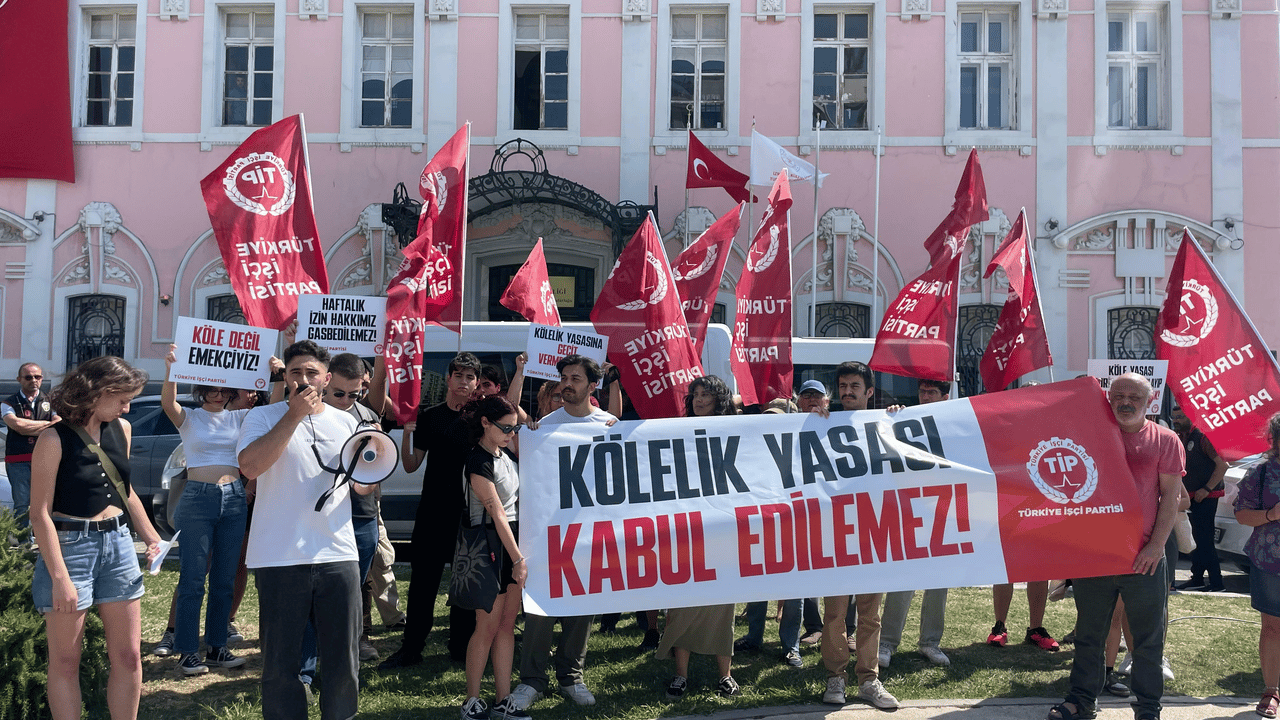 TİP İzmir İl Örgütü: 10 gün çalışma 1 gün izin köleliktir