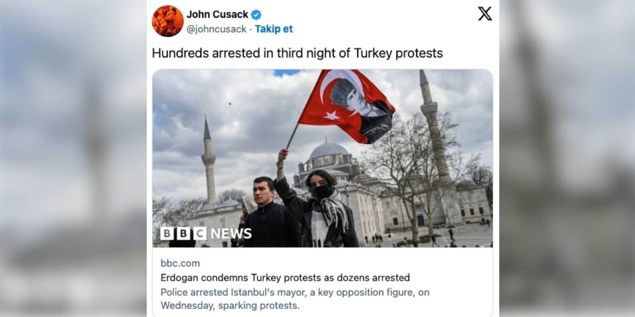 ABD'li ünlü oyuncudan 'İmamoğlu’ paylaşımı