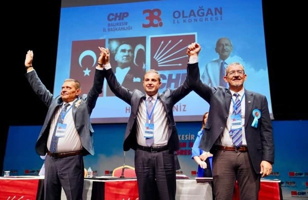 CHP Balıkesir il başkanlığı'na Erden Köybaşı seçildi