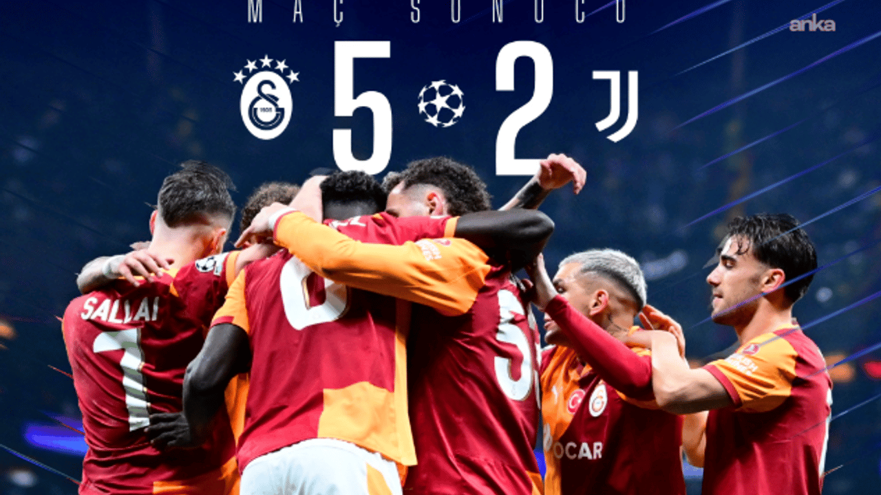 Galatasaray, Juventus'u 5-2 mağlup etti