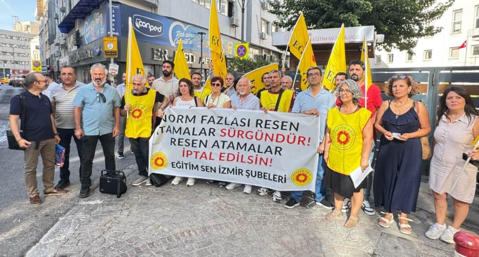 Eğitim Sen'den İzmir'de 'norm kadro' açıklaması: Öğretmenleri 'fazlalık' olarak görmek sürgündür