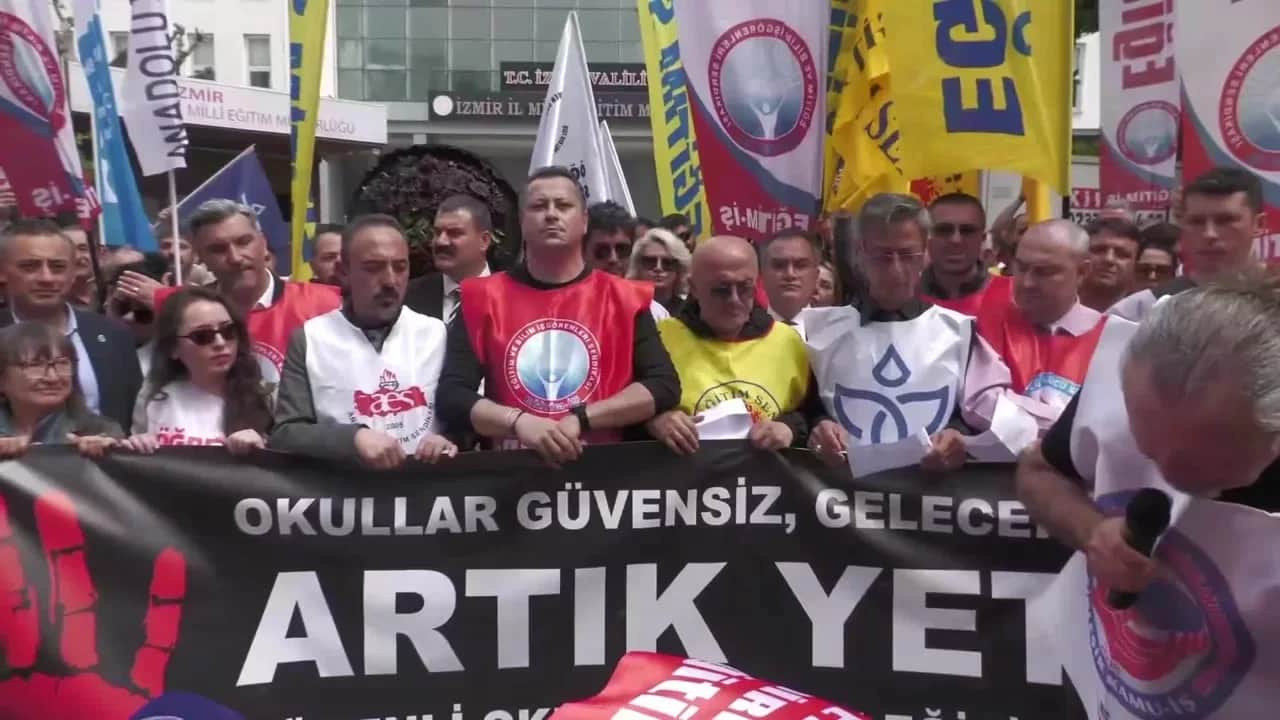 İzmir’de 7 eğitim sendikasından ortak tepki: Okullar güvensiz, önlem alınmalı