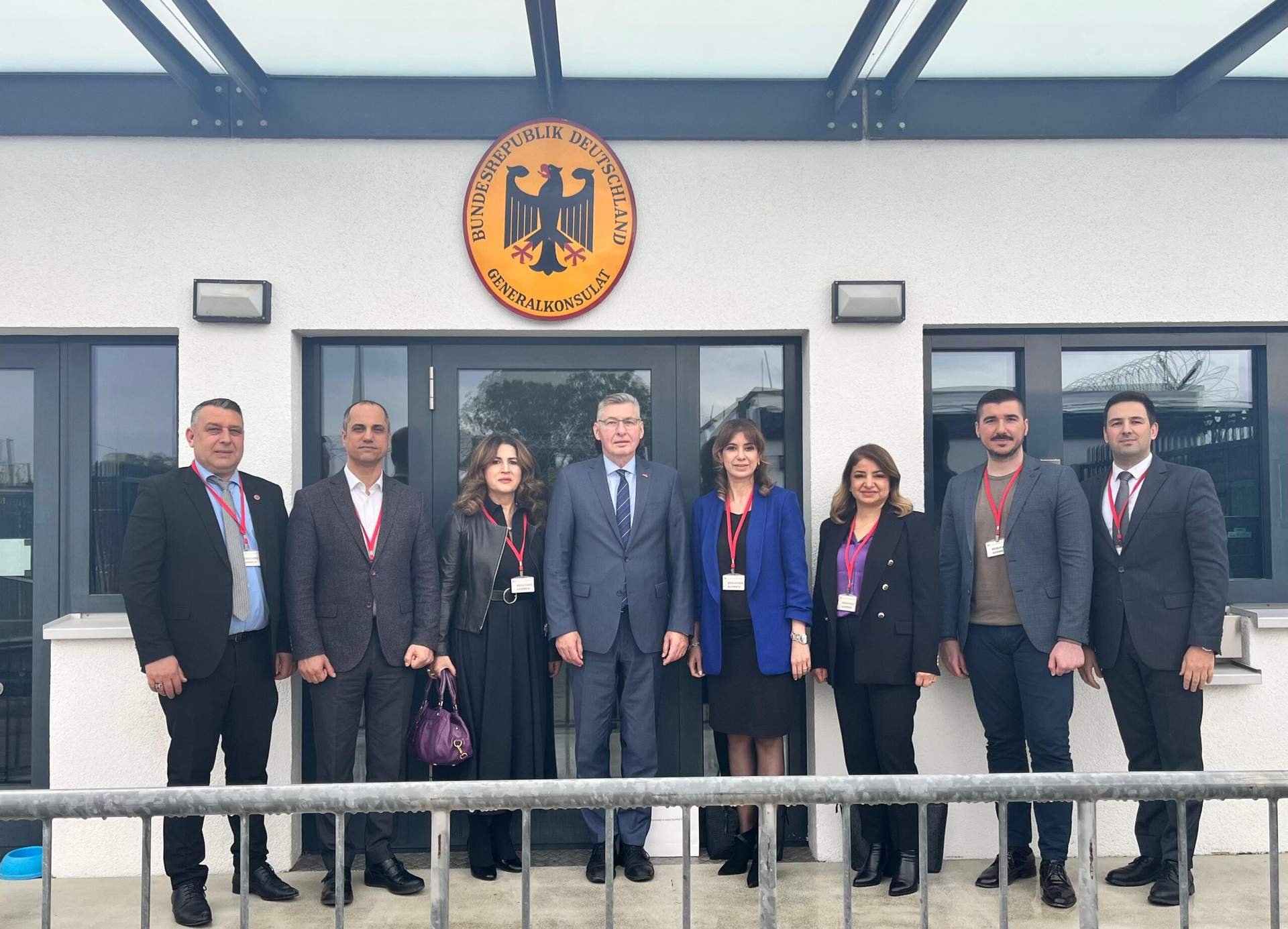 Karabağlar AB Komisyonu’ndan Almanya Başkonsolosluğu’na ziyaret