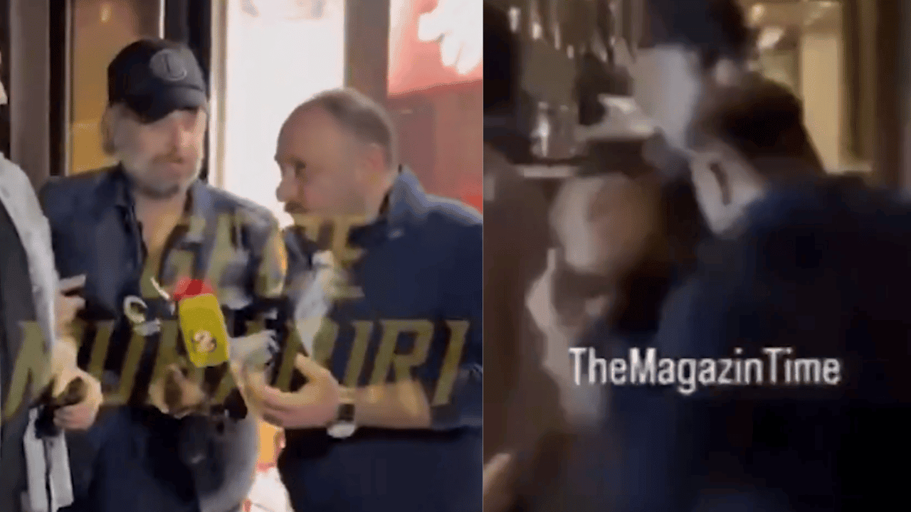 Magazin muhabiri, Nejat İşler'e kafa attı!