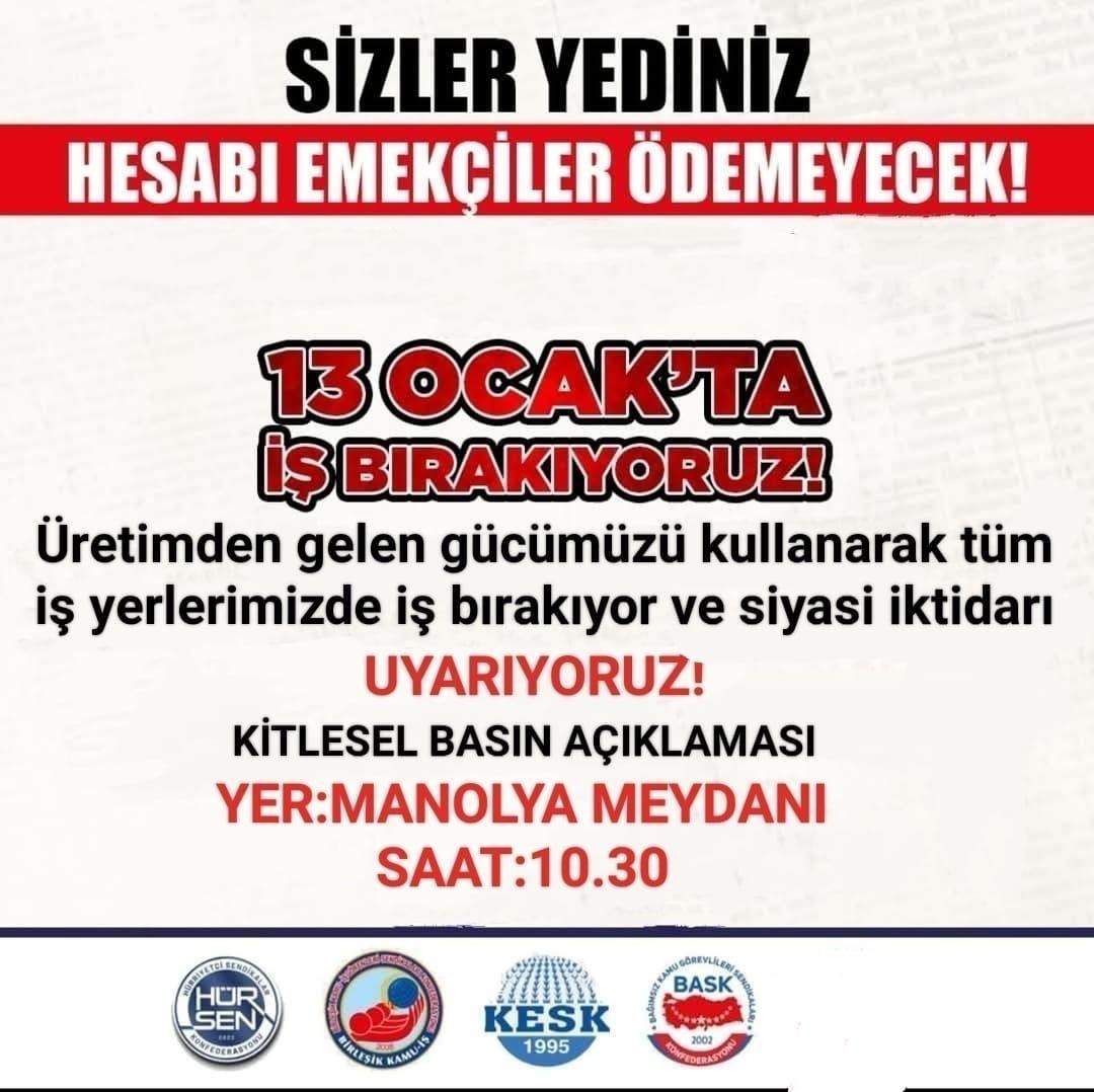 Manisa'da ekmek ve simidin yeni fiyatları belli oldu