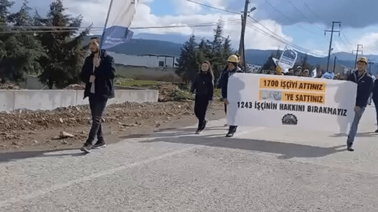 Polyak maden işçilerinden 16 kilometrelik direniş yürüyüşü