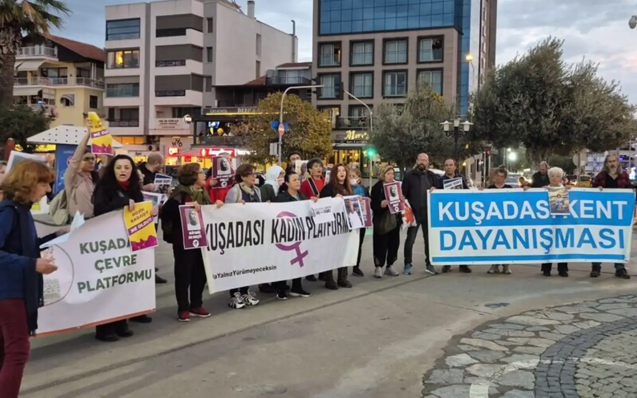 Kuşadası’nda çevre ve kadın örgütlerinden adalet çağrısı: “Rojin’e ve Hakan’a ne oldu?”