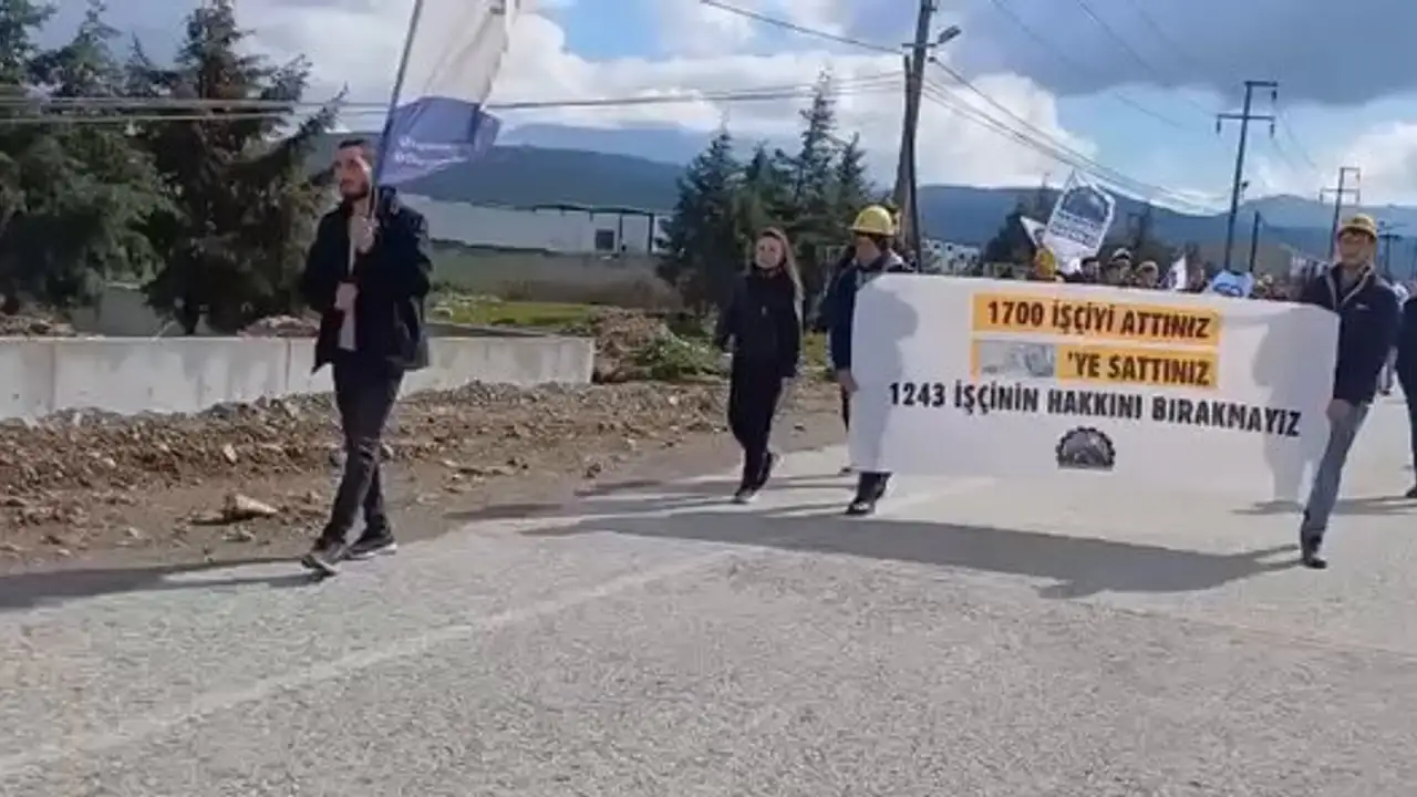 Polyak maden işçilerinden 16 kilometrelik direniş yürüyüşü