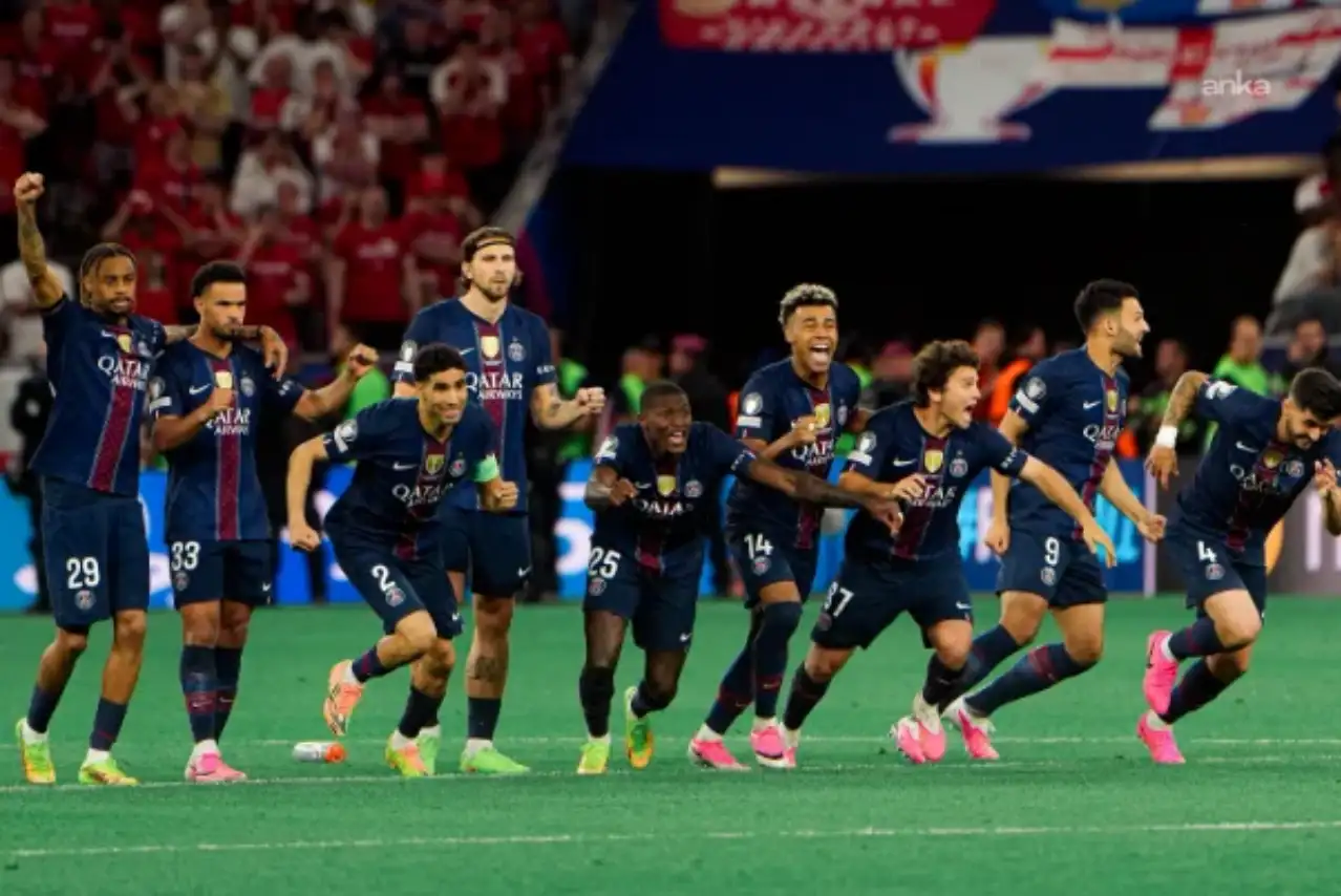 UEFA Şampiyonlar Ligi finalinde PSG, Arsenal'i penaltılarda geçerek üst üste ikinci kez şampiyon oldu
