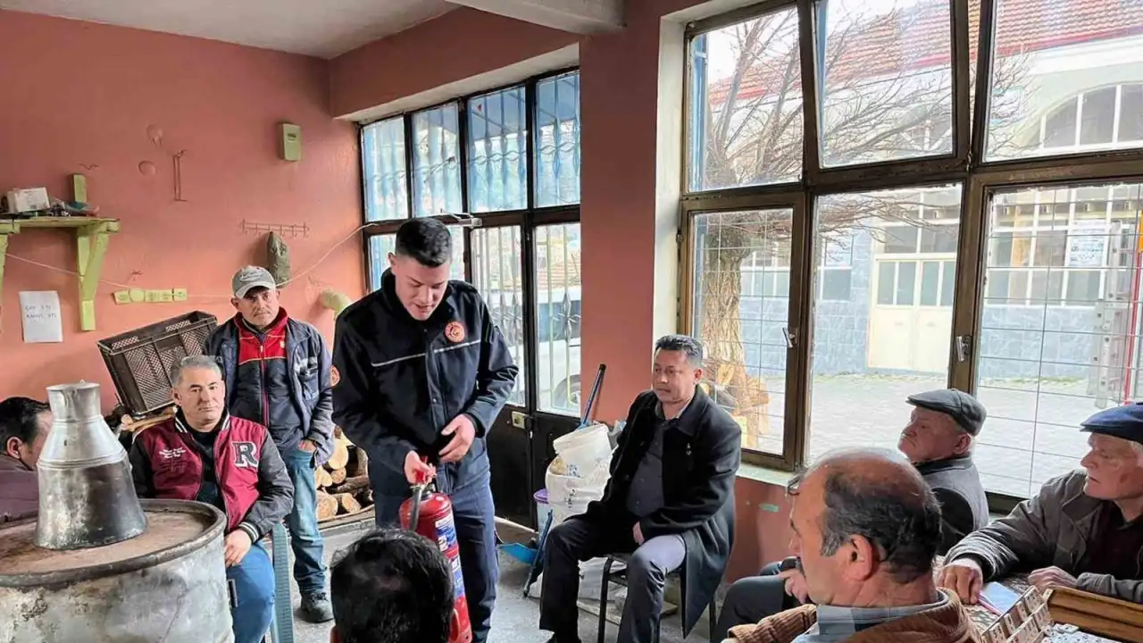 Büyükşehir’den kırsal mahallelerde yangın eğitimi