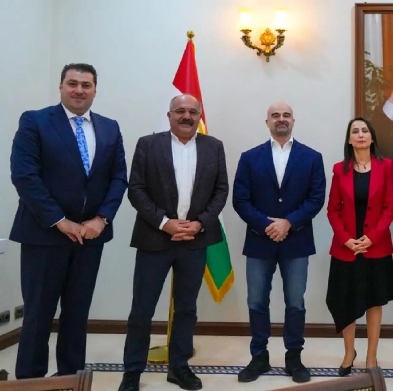 Hatimoğulları ve Bayındır YNK lideri Bafıl Talabani ile görüştü