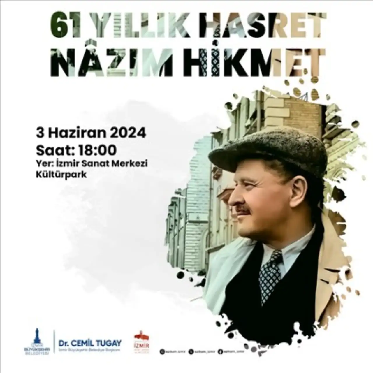 Nâzım Hikmet Kültürpark’ta anılacak