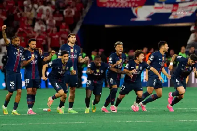 UEFA Şampiyonlar Ligi finalinde PSG, Arsenal'i penaltılarda geçerek üst üste ikinci kez şampiyon oldu